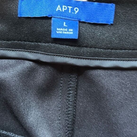 Apt. 9 faux-suede mineral black mini skirt size large Nwt - Picture 4 of 7